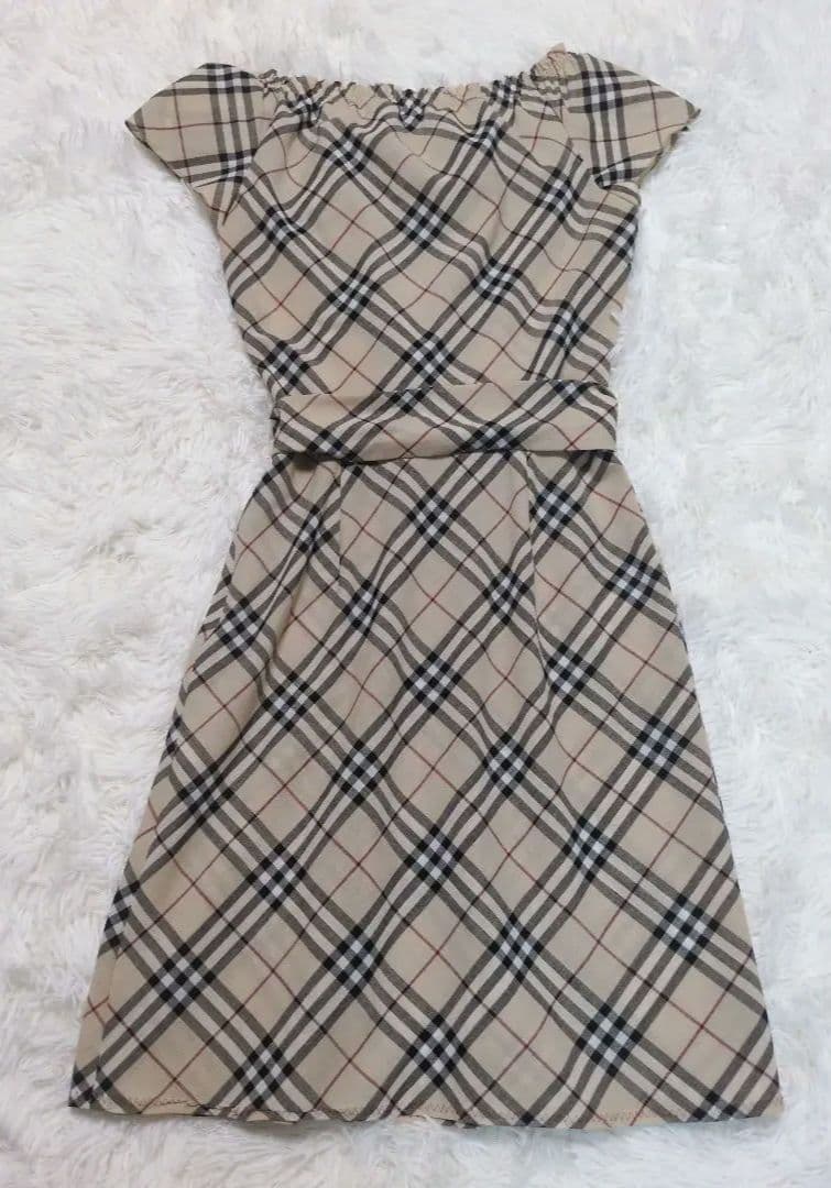 BURBERRY LONDON バーバリー ワンピース ノバチェック リボン