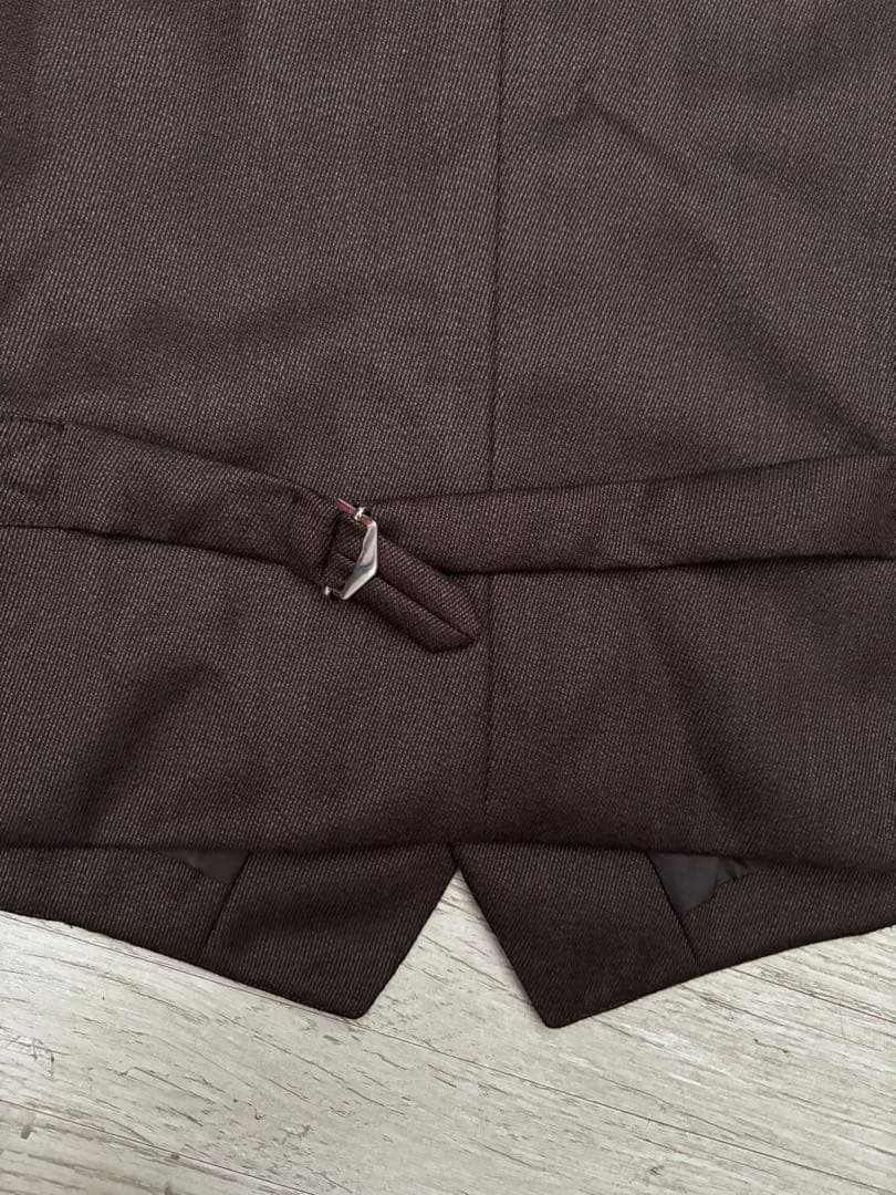 CARUSO カルーゾ　ブラウン スーツ　ベスト　ジレ　美品