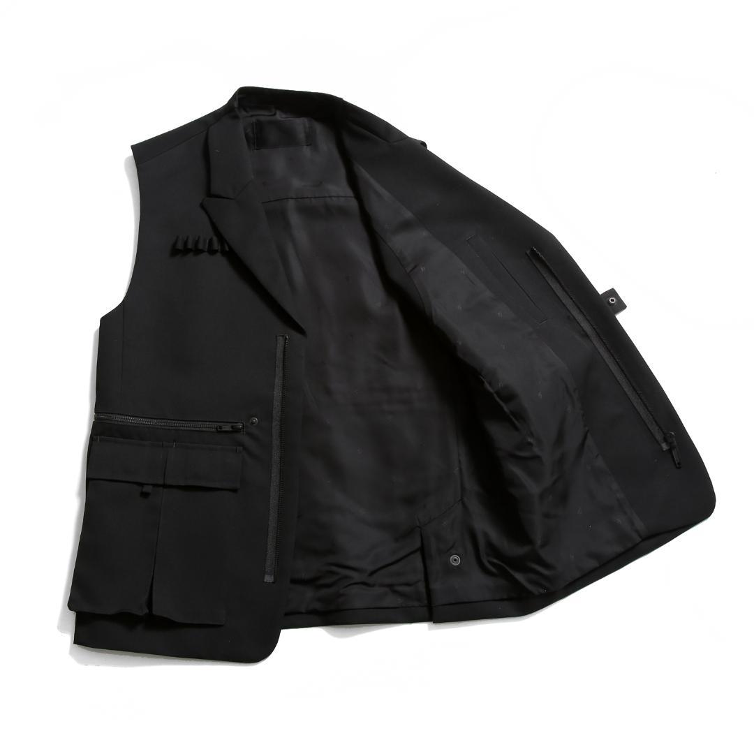 th products 22AW ミリタリーテーラード ベスト ウールギャバジン