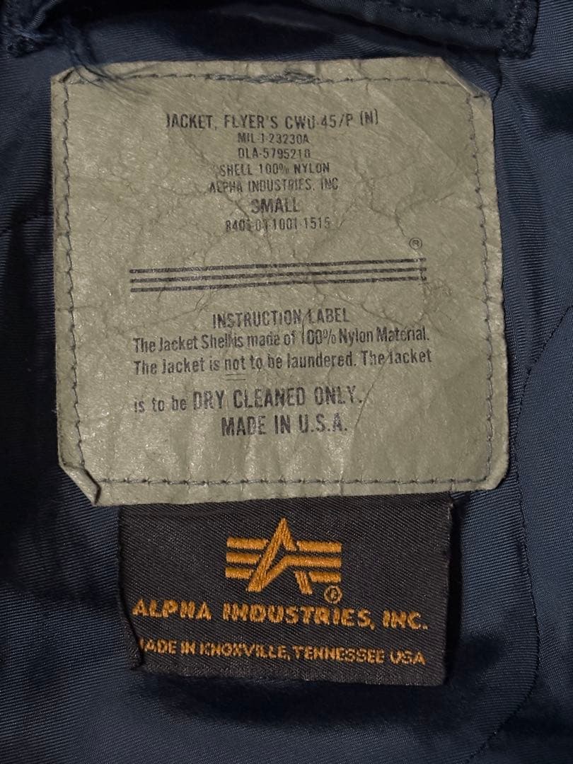CWU-45P USA製 90s ALPHA社 アメカジ MA_1