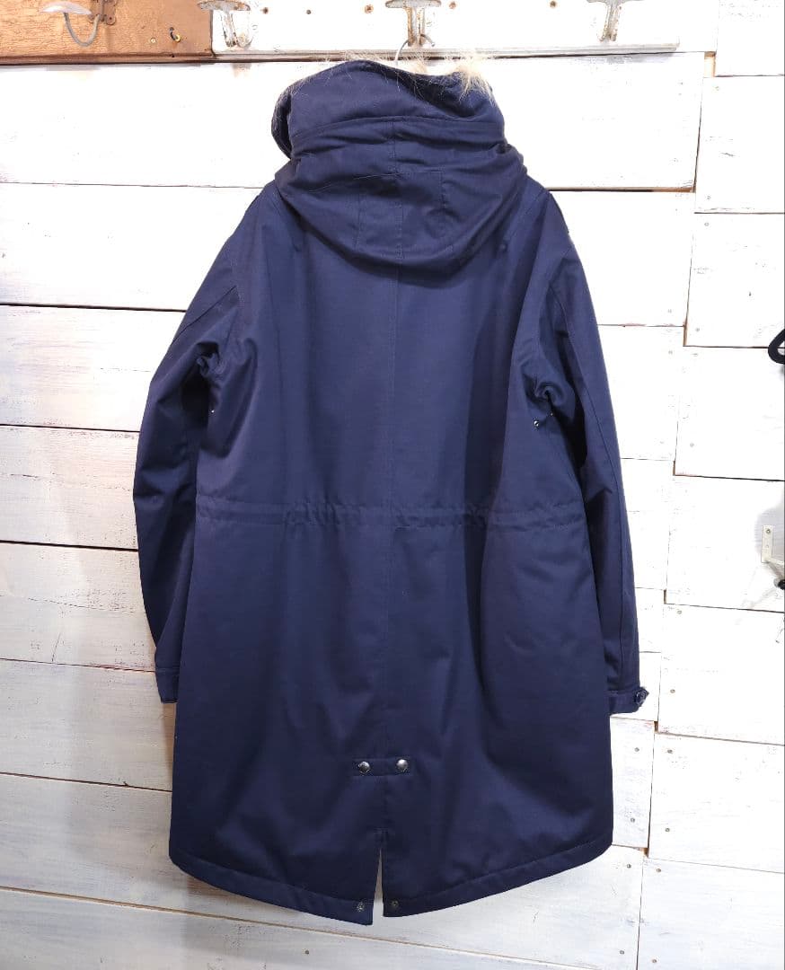美品☆SOPHNET ソフネット モッズコート 中綿 裏地迷彩柄 カモフラ柄