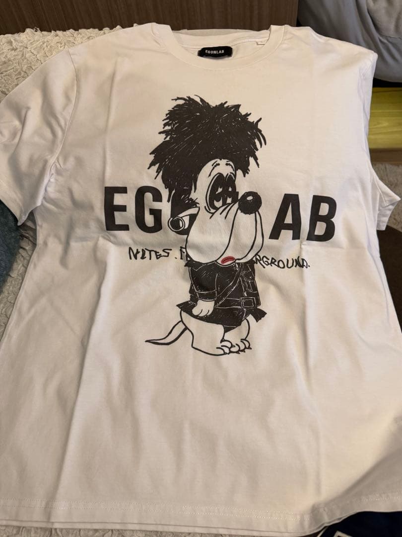 EGONLAB グーフィー風キャラクターTシャツ Lサイズ