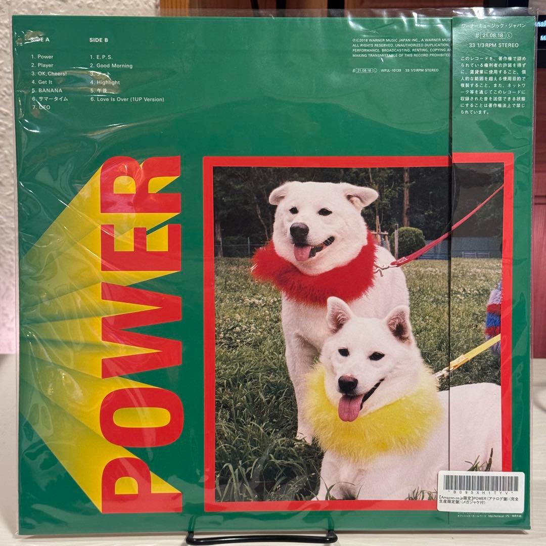chelmico POWER LP レコード アナログ盤 メガジャケ付
