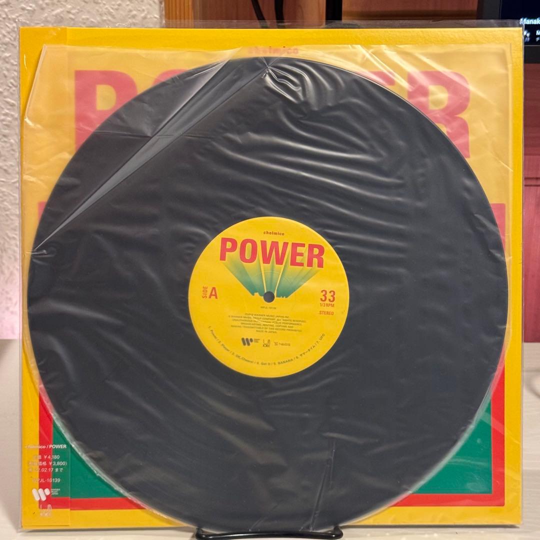 chelmico POWER LP レコード アナログ盤 メガジャケ付