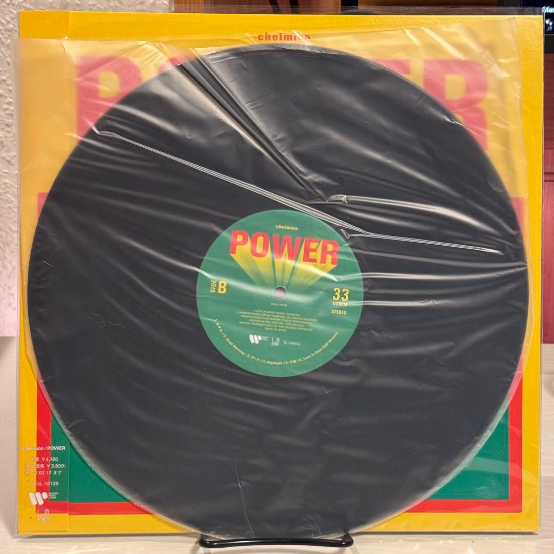chelmico POWER LP レコード アナログ盤 メガジャケ付