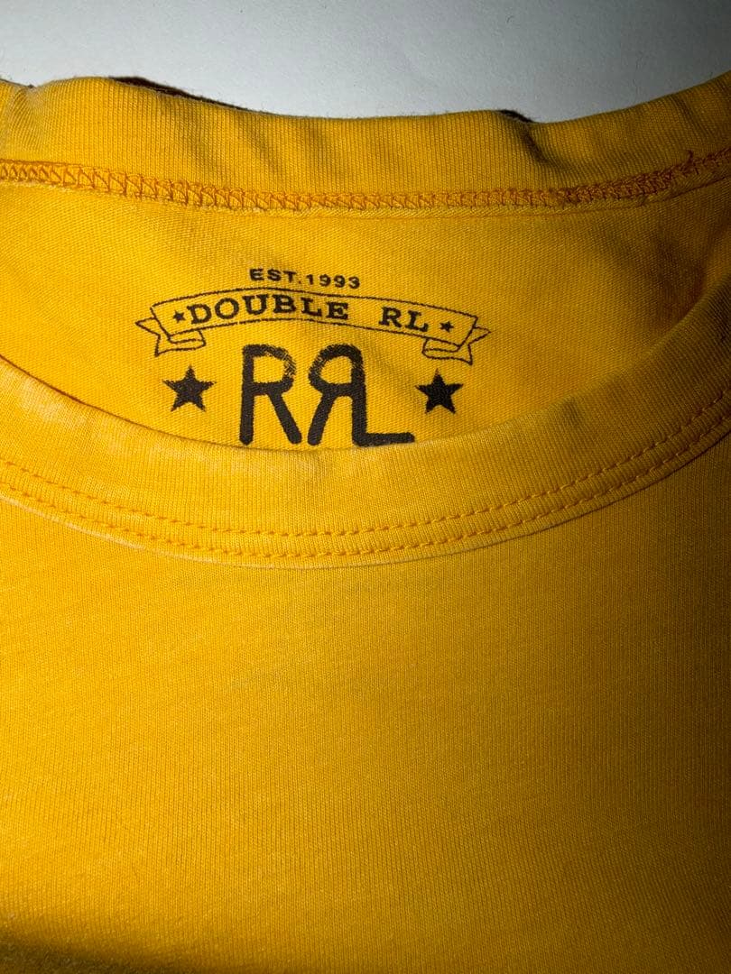 RRL イーグル Tシャツ 黄 ダブルアールエル