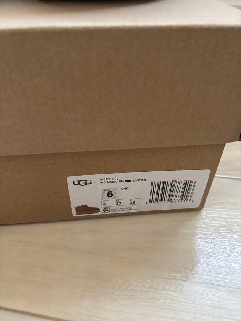 厚底 UGG クラッシックウルトラミニプラットフォーム ムートンブーツ 6