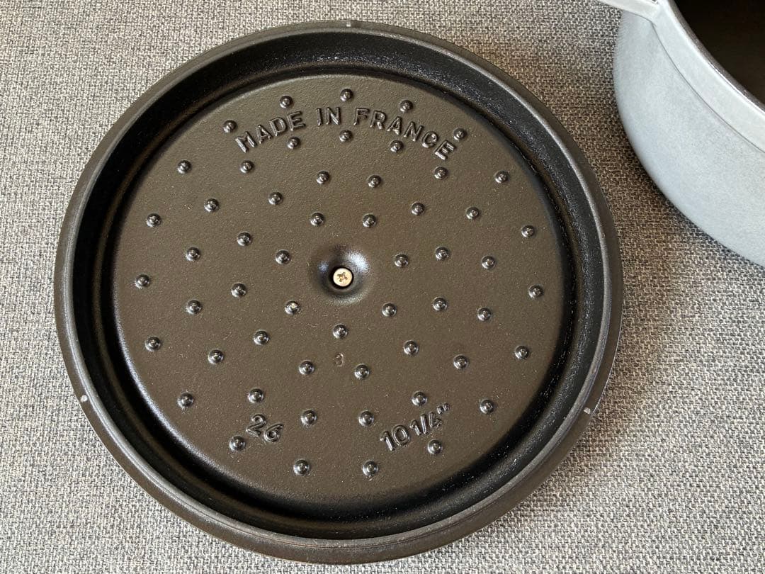 STAUB 両手鍋 グレー 約26cm