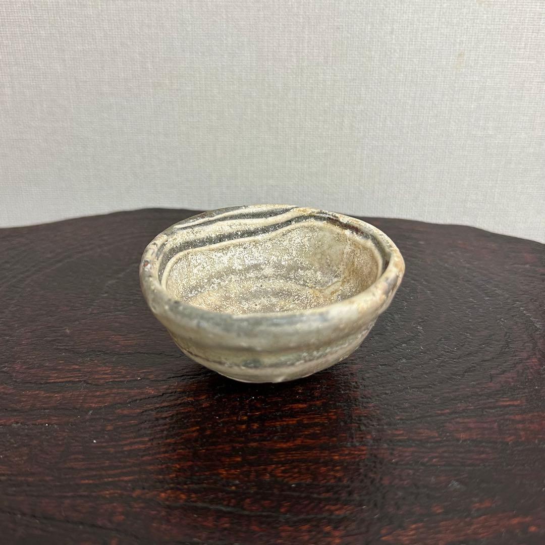 加藤委 川小牧粉引盃 ぐい呑み