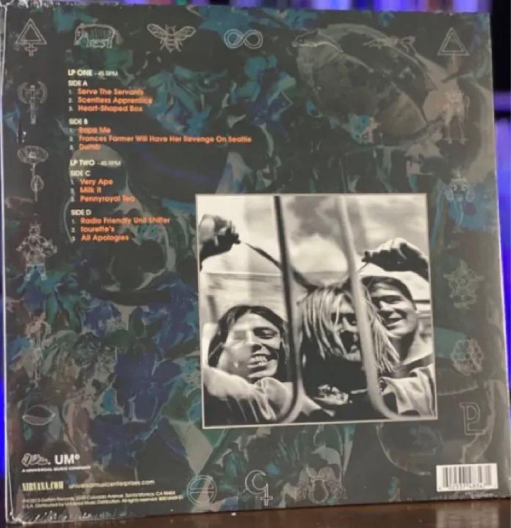 洋楽 nirvana IN UTERO 2013 MIX 45RPM 180G 2LP