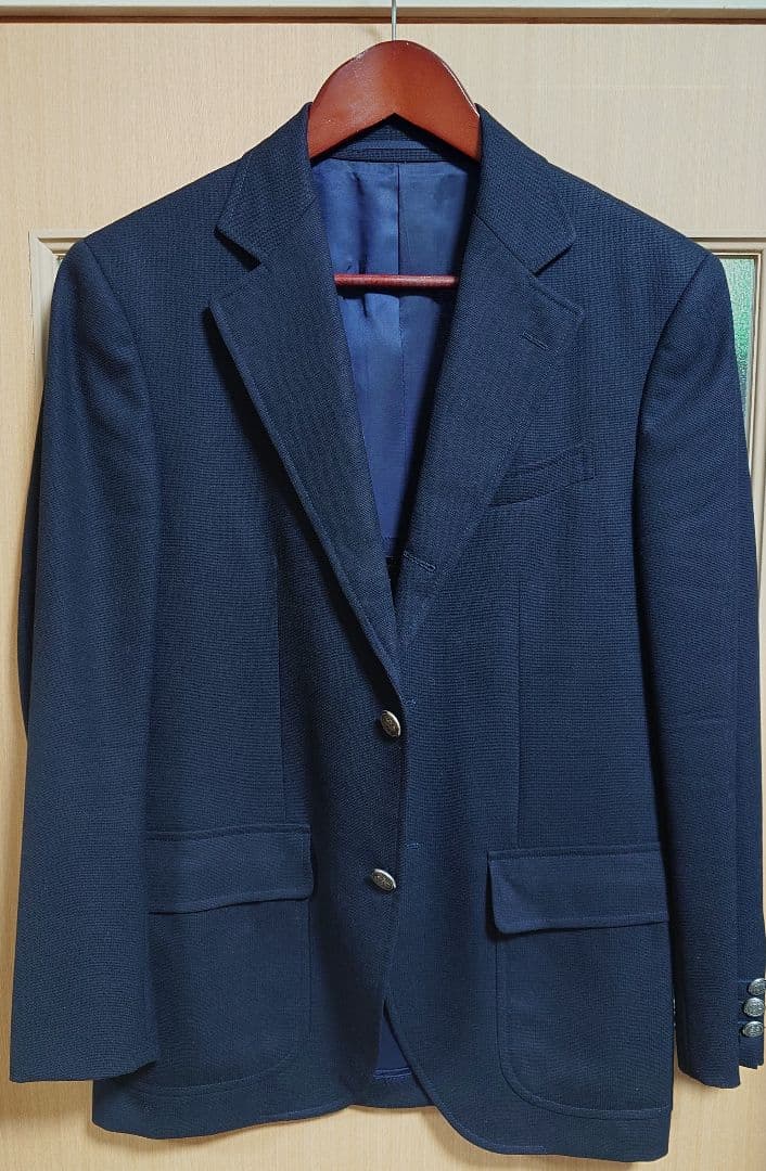 ジェイプレス J.プレス J.PRESS ブレザー 紺ブレ シルバーボタン