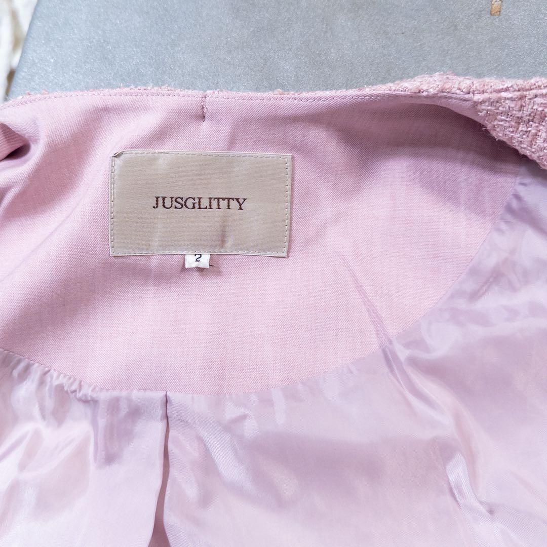 JUSGLITTY ツイードジャケット size2