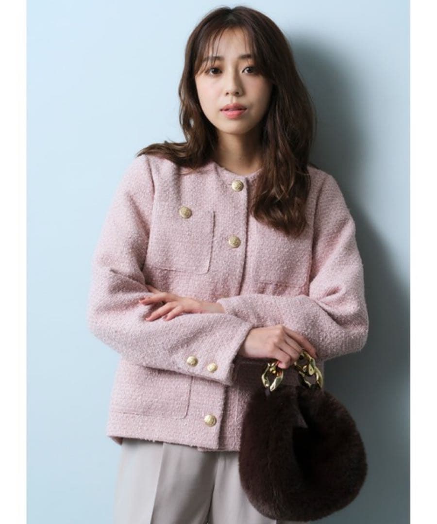 JUSGLITTY ツイードジャケット size2