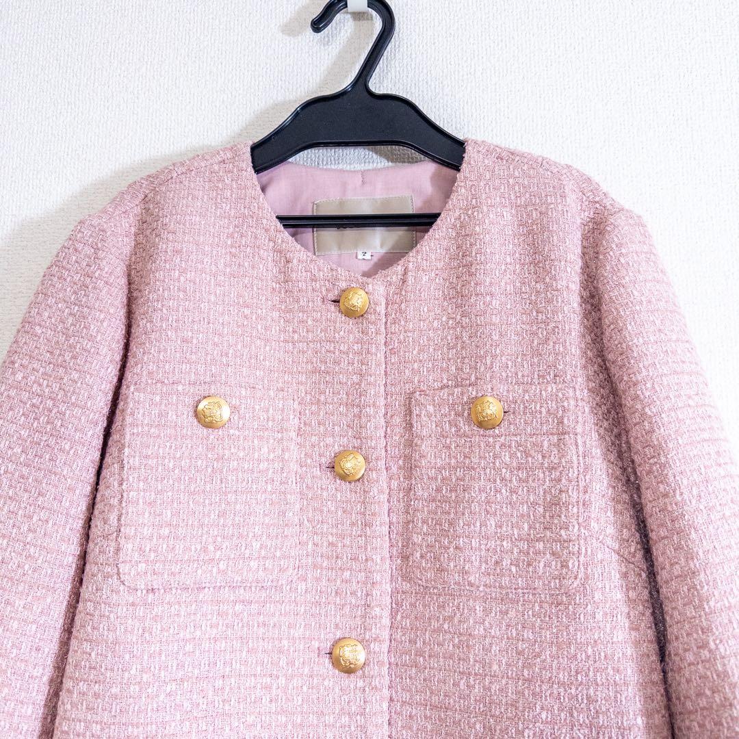 JUSGLITTY ツイードジャケット size2