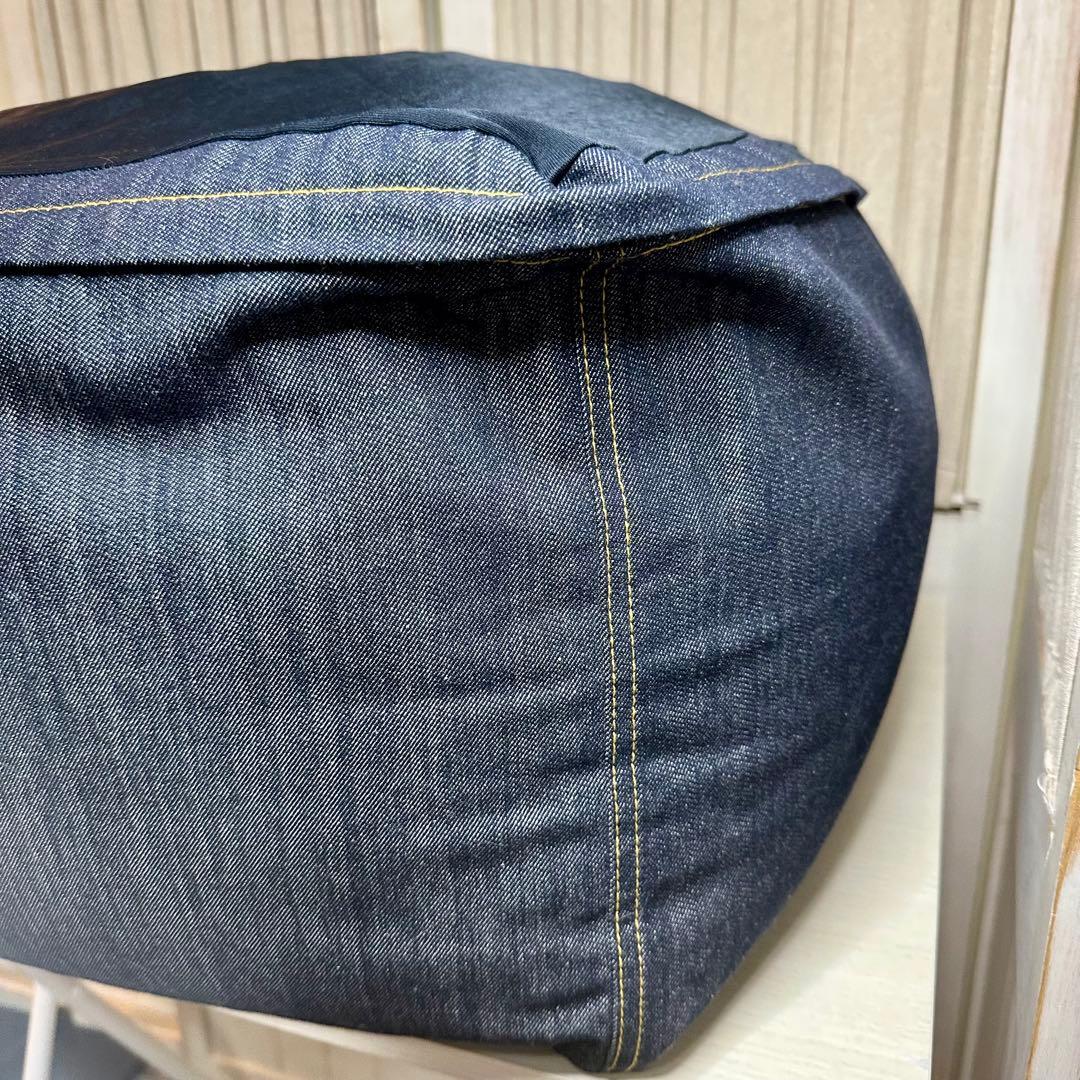 無印良品 体にフィットするソファ 小 デニムカバー付き