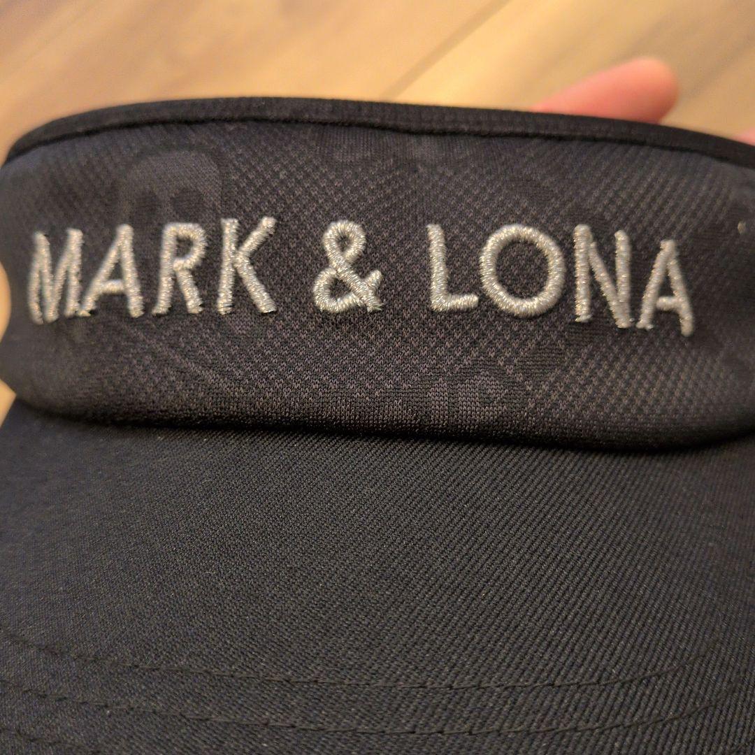 マークアンドロナ MARK & LONA ブラック バイザー