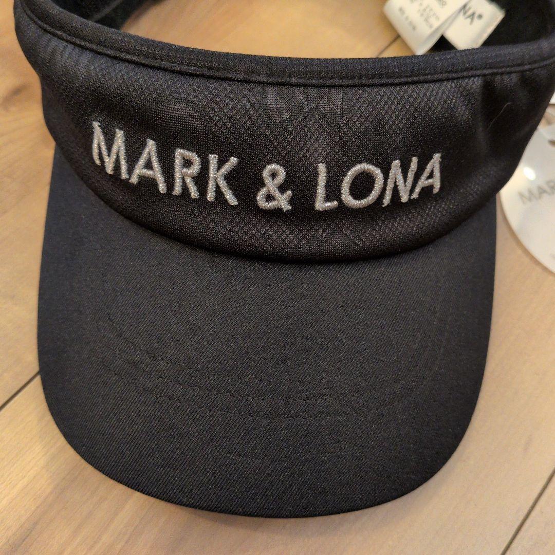 マークアンドロナ MARK & LONA ブラック バイザー