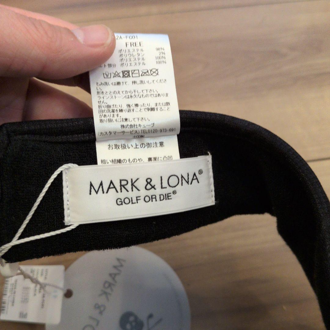 マークアンドロナ MARK & LONA ブラック バイザー