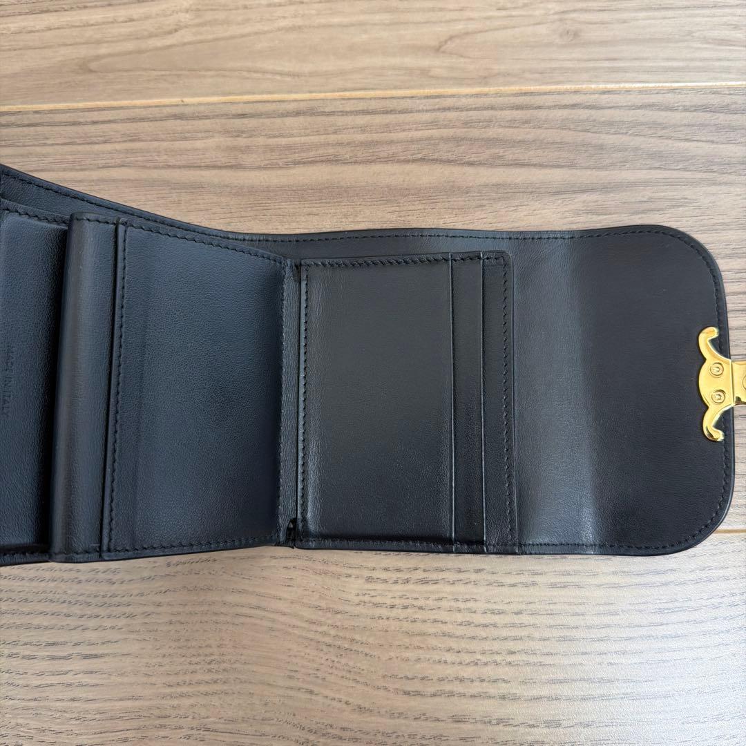 CELINE スモール フラップウォレット トリオンフ　財布　セリーヌ