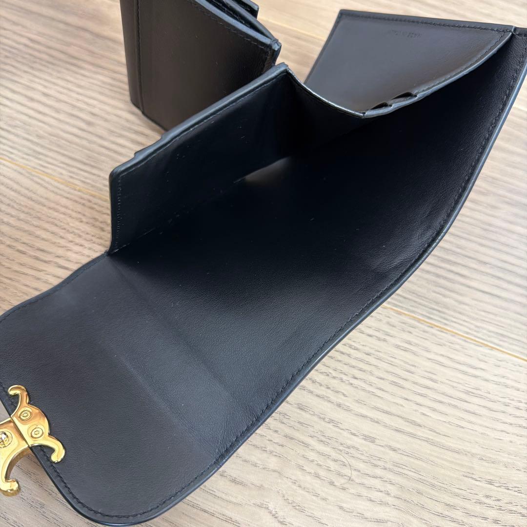 CELINE スモール フラップウォレット トリオンフ　財布　セリーヌ