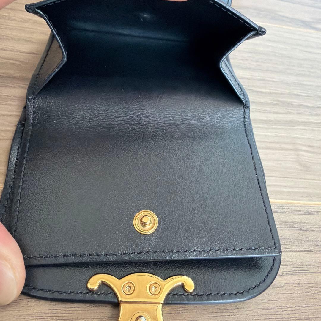 CELINE スモール フラップウォレット トリオンフ　財布　セリーヌ