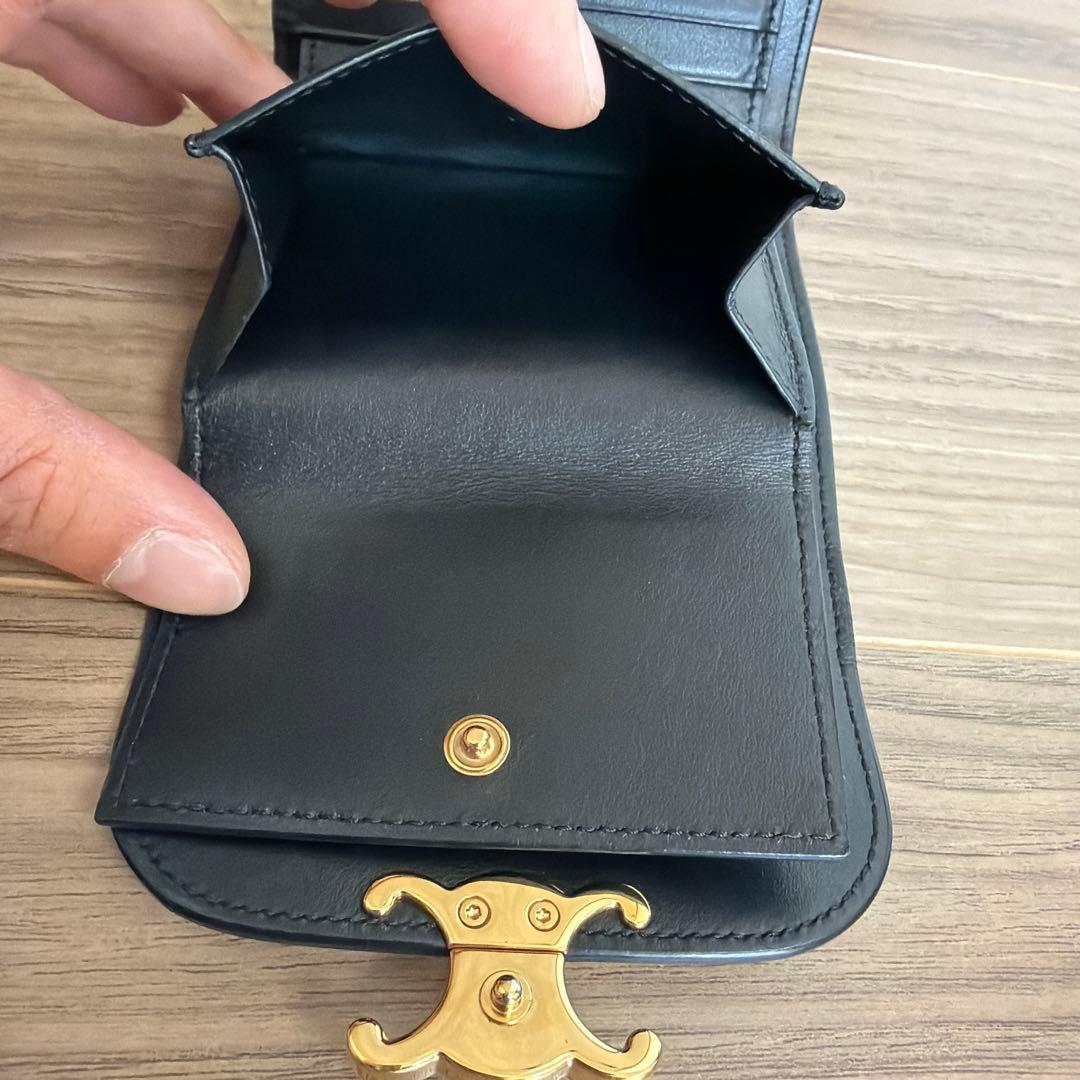CELINE スモール フラップウォレット トリオンフ　財布　セリーヌ