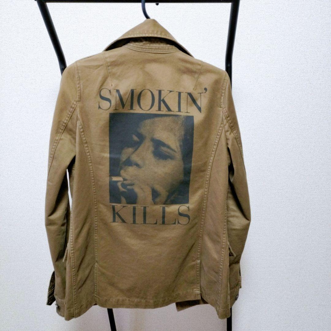 ヒステリックグラマー SMOKING KILLS ミリタリージャケット