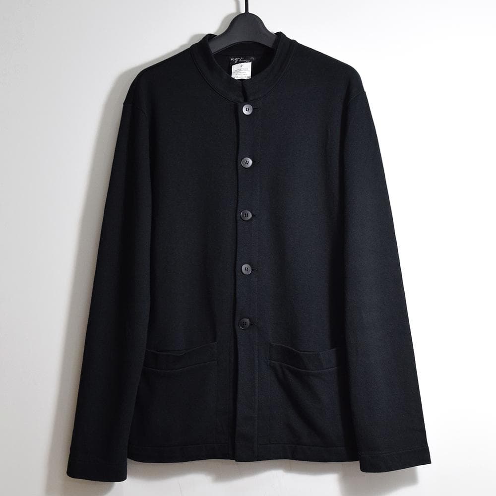 フランス製 90s agnes b. homme 天竺 マオカラージャケット 2