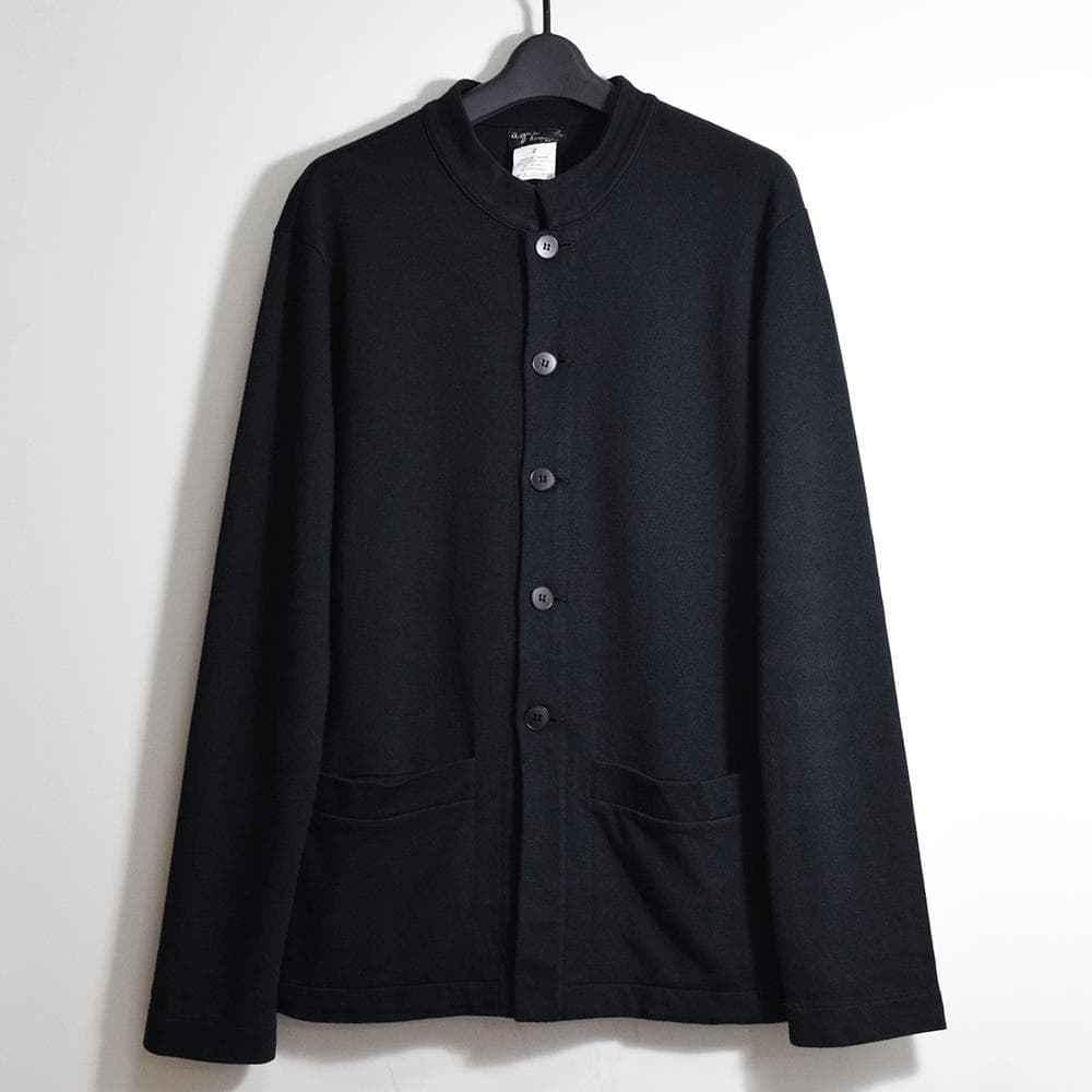フランス製 90s agnes b. homme 天竺 マオカラージャケット 2