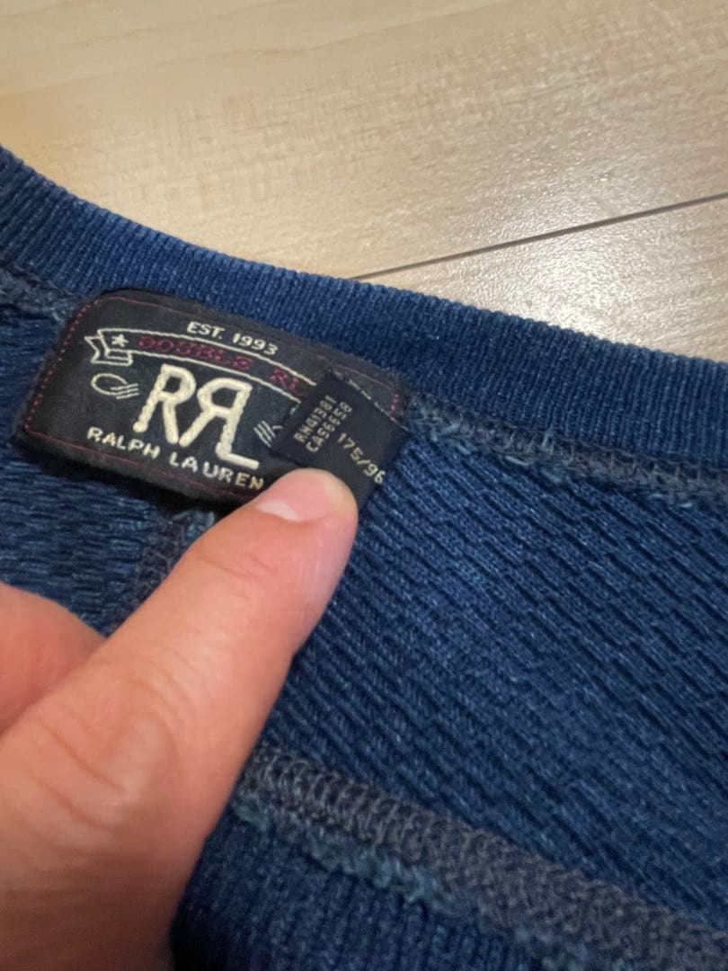 M*o様 【RRL】 サーマルシャツ　ネイビー　Mサイズ
