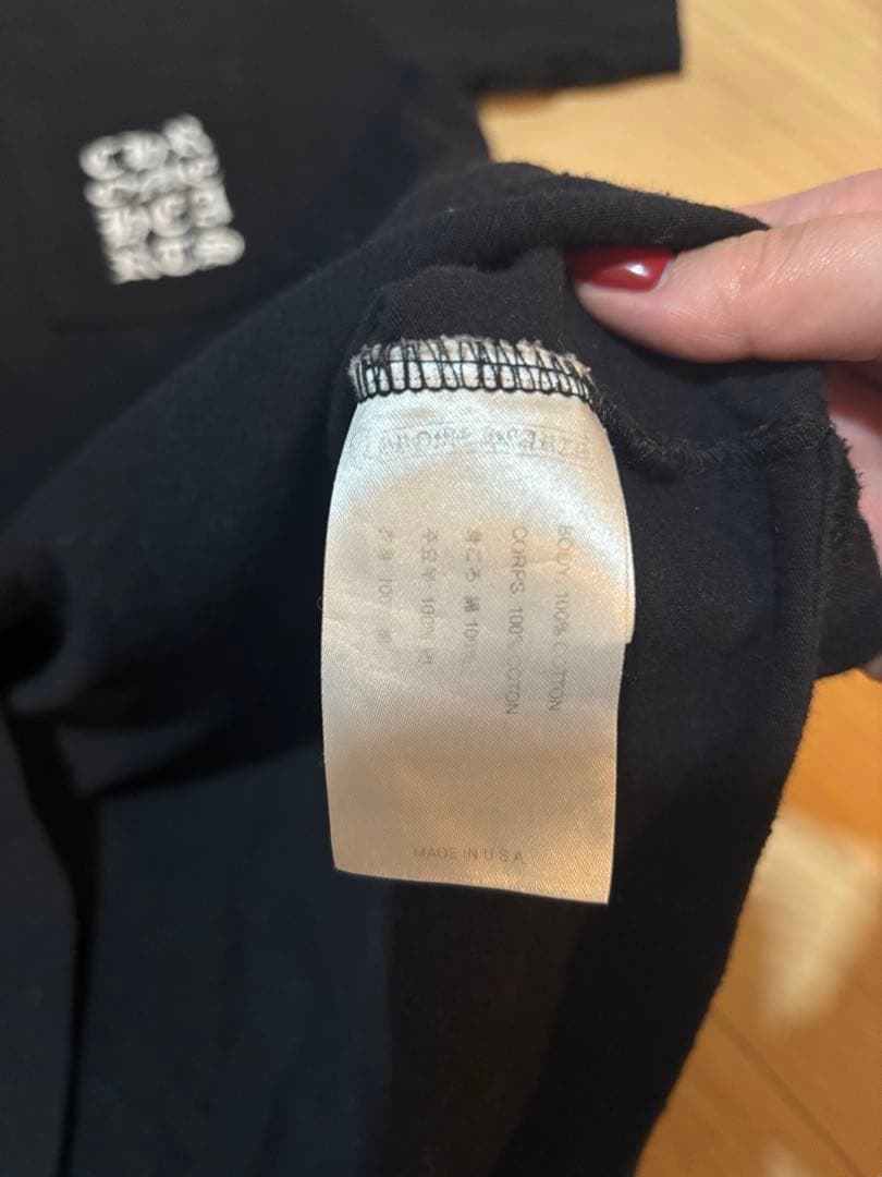 CHRONE HEARTS ポケットTシャツ 黒L