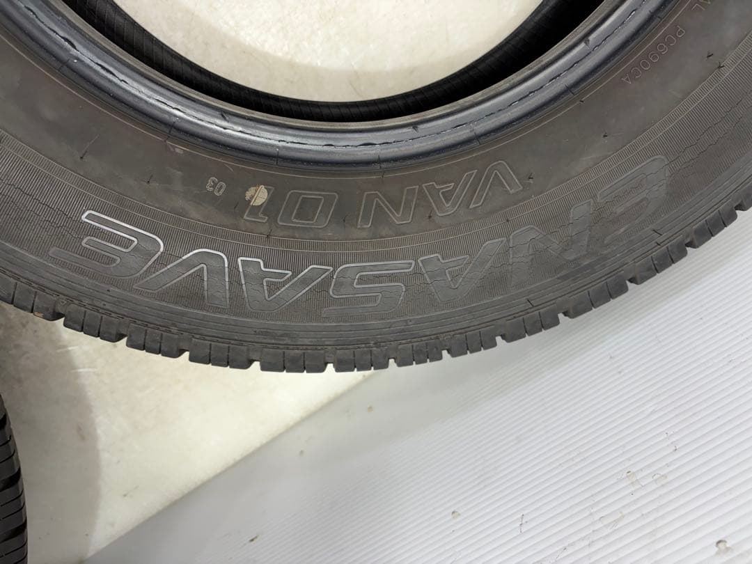 富山県☆ENASAVE VAN01 195/80R15 107/105LT 4本