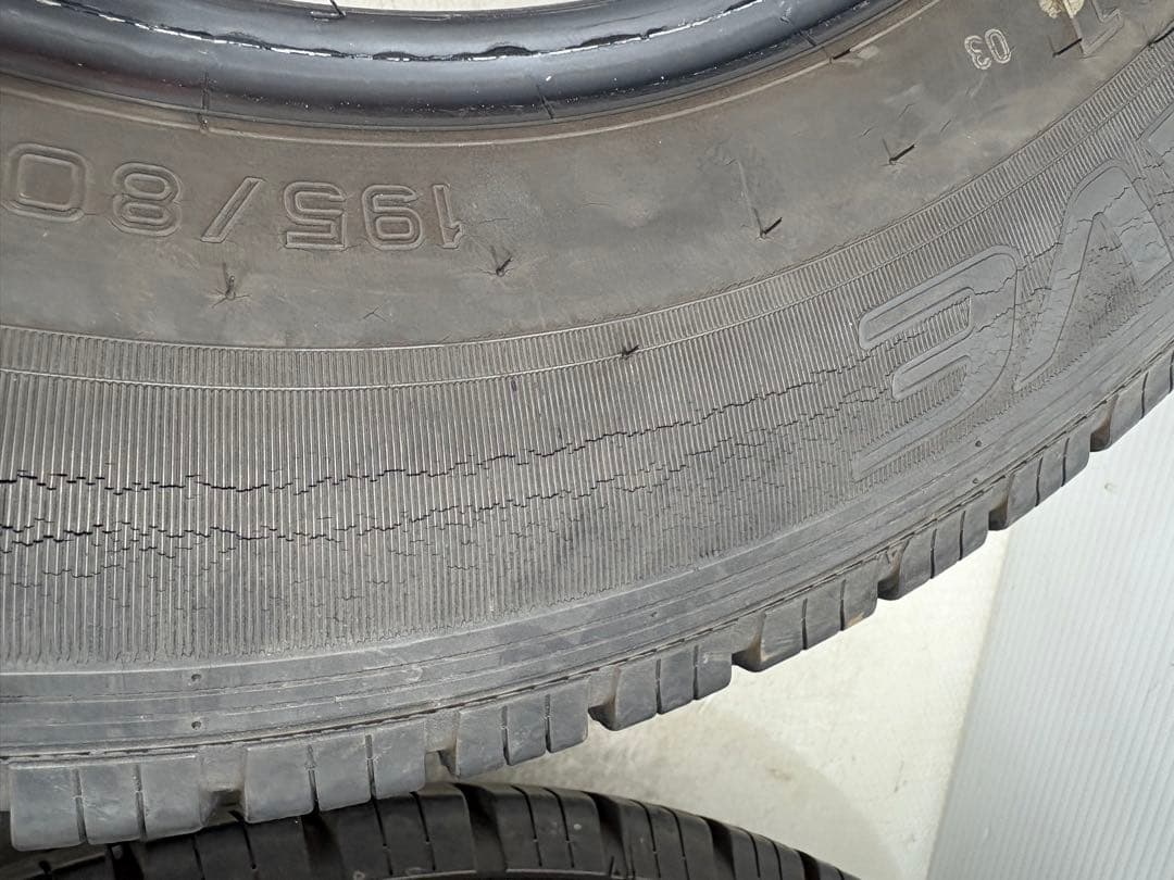 富山県☆ENASAVE VAN01 195/80R15 107/105LT 4本