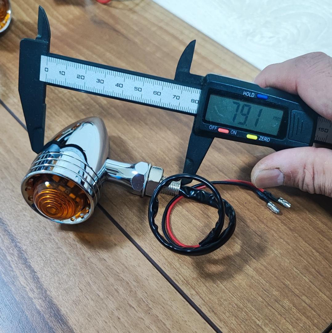 国内在庫　メッキバレット　12Ｖ　LED　 ウインカー　4個セット