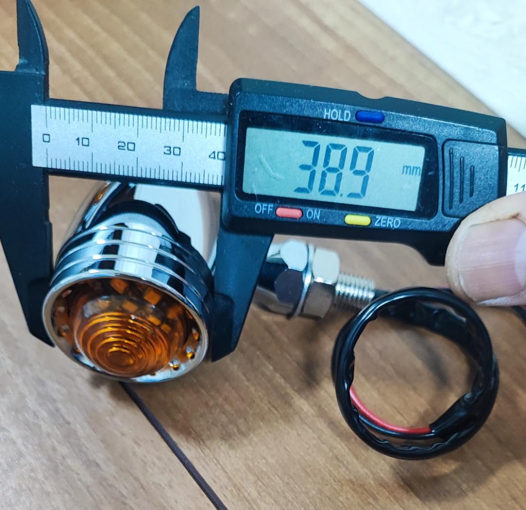 国内在庫　メッキバレット　12Ｖ　LED　 ウインカー　4個セット