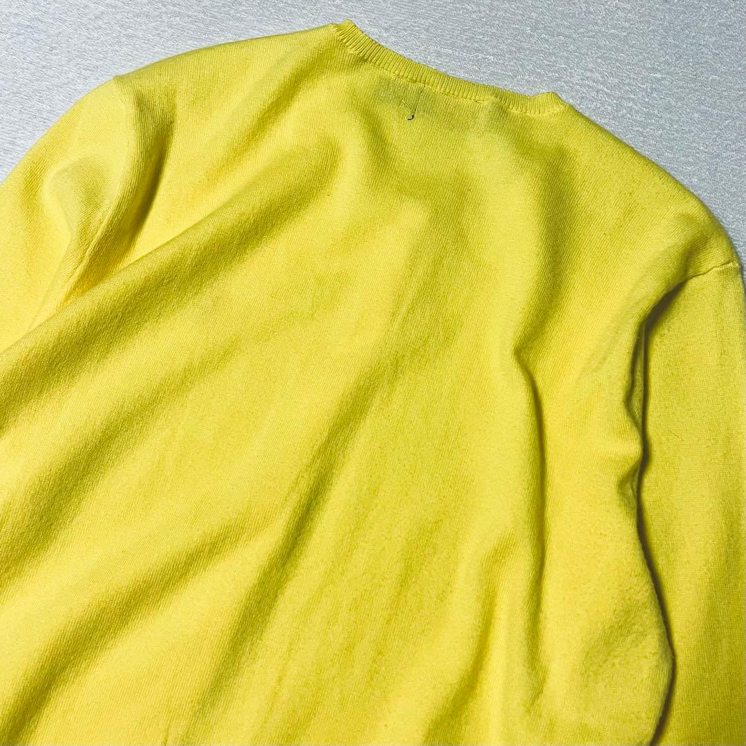 人気 ポロラルフローレン コットン ニット クルーネック カーディガン M