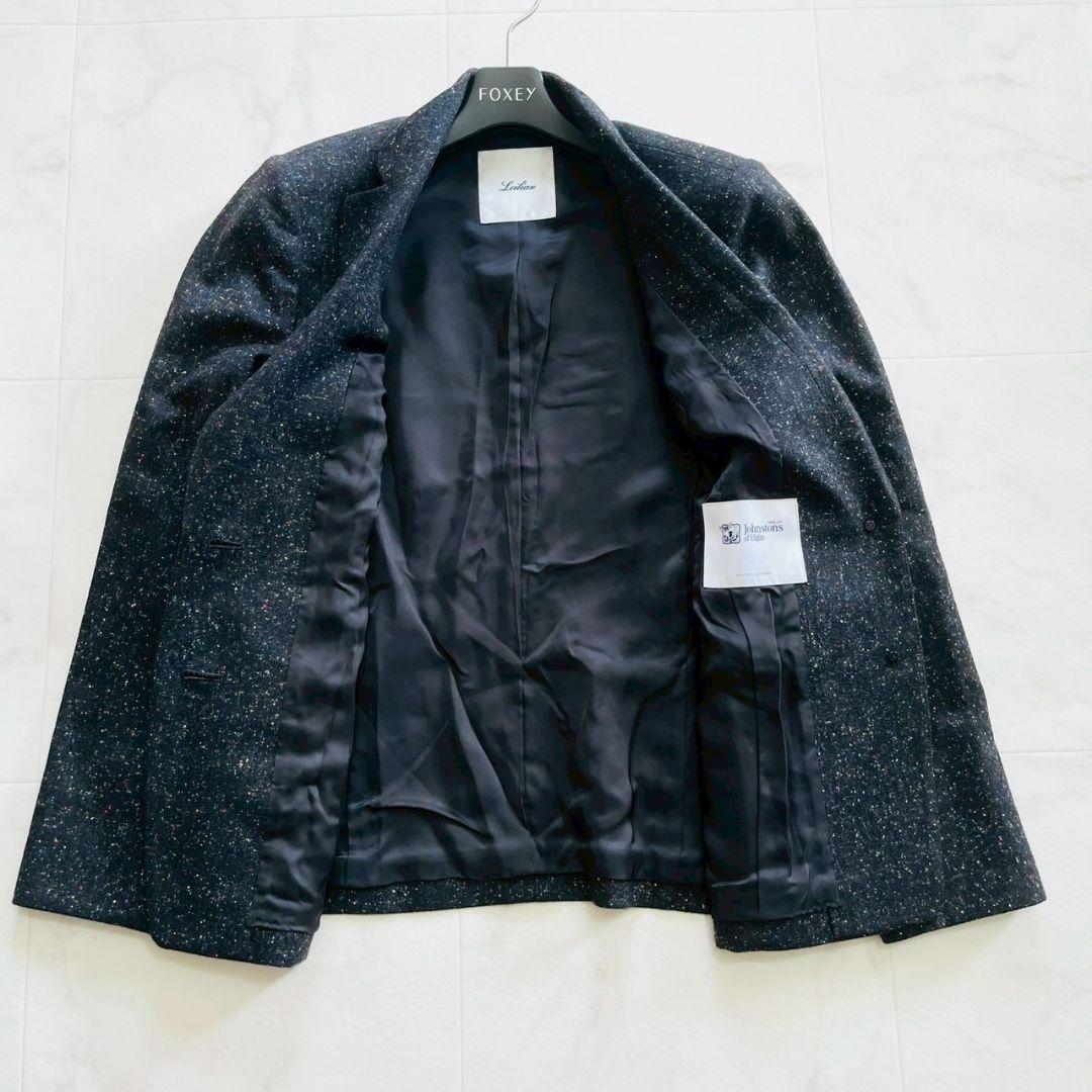 近年・極美品✨レリアン ジョンストンズ カシミヤ100% テーラードジャケット