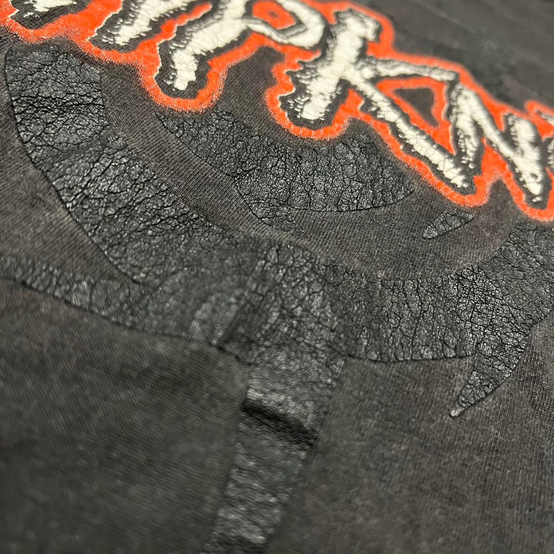 す*人様 SlipKNOT バンドTee Tシャツ 半袖 両面プリント デカロゴ