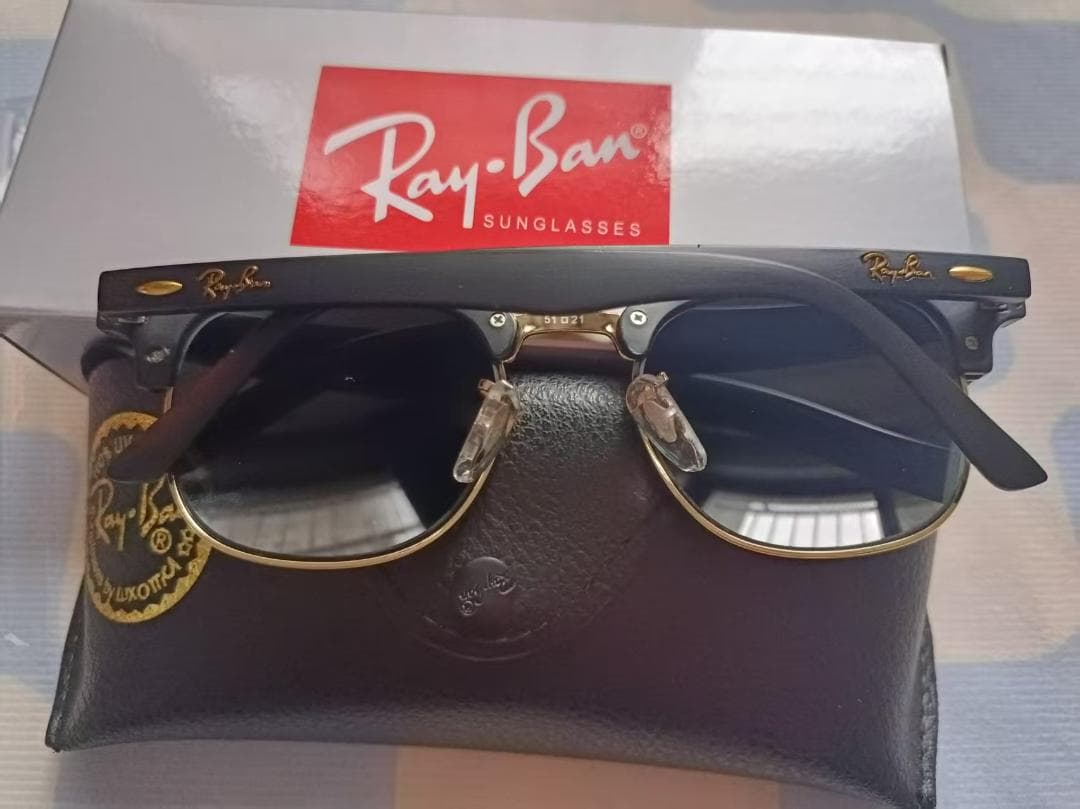 極美品 Ray-Ban RB3016 サングラス ブラック
