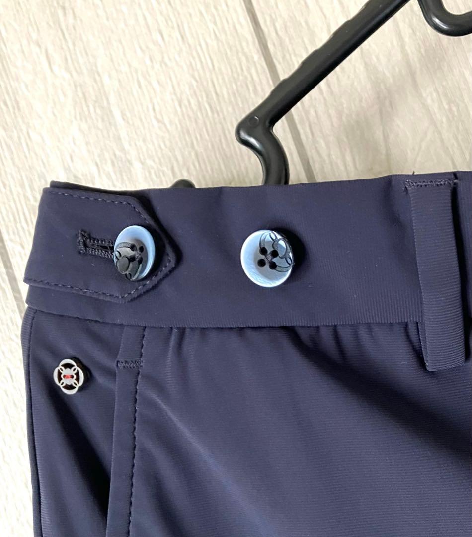 美品　GTA ハイパフォーマンステクノジャージリブパンツ　ネイビー