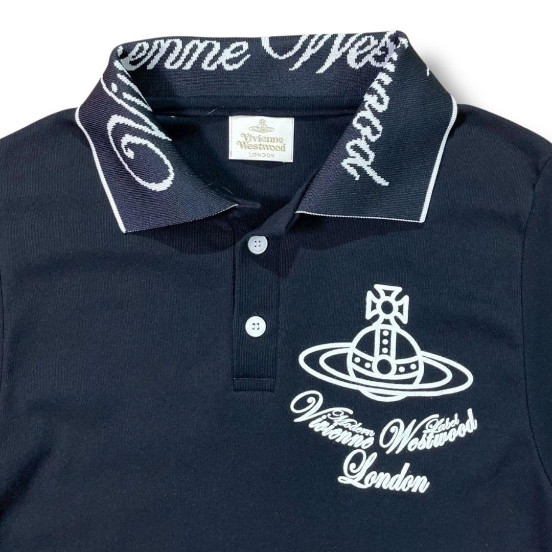 Vivienne Westwood レディース 半袖 ポロシャツ 黒 古着