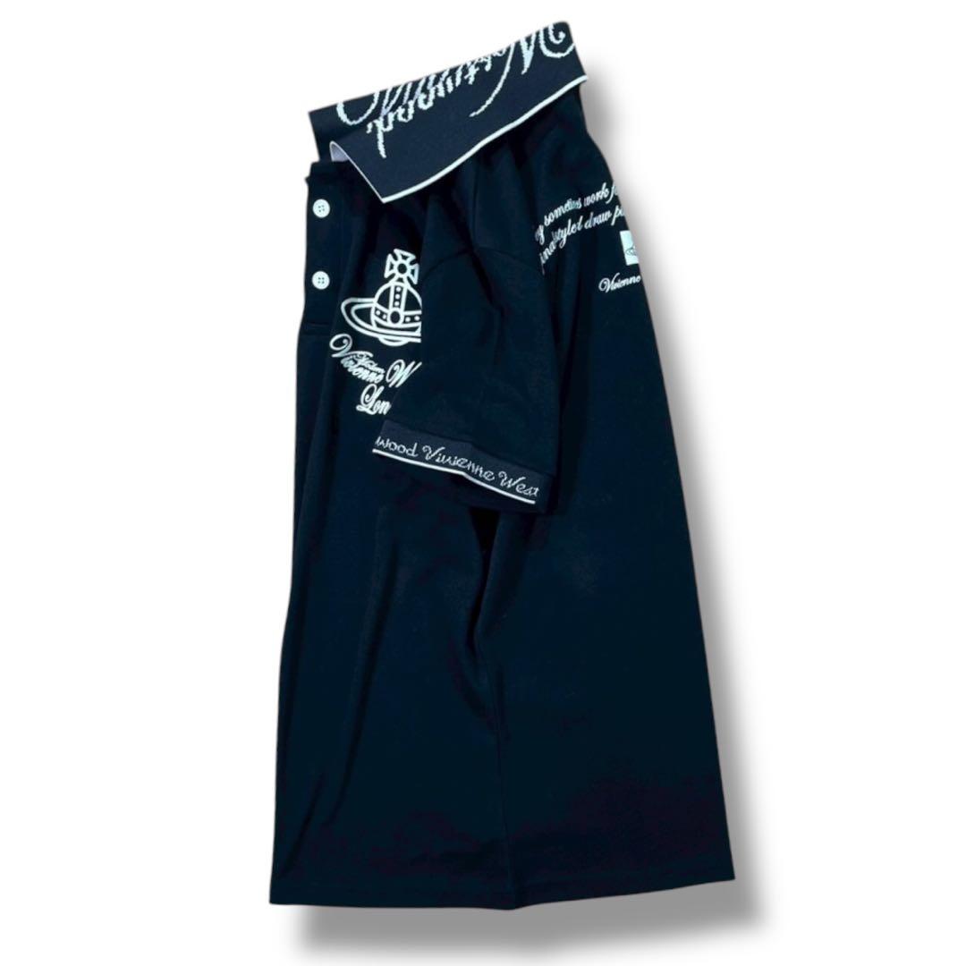 Vivienne Westwood レディース 半袖 ポロシャツ 黒 古着