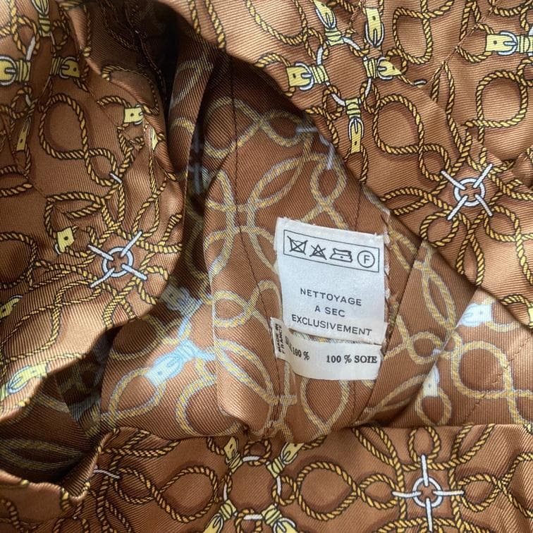 HERMES エルメス 直営店購入 シルク スカート スカーフ ヴィンテージ