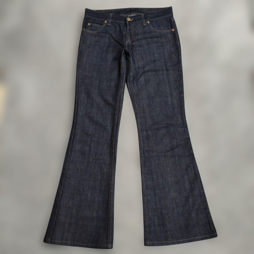 Gucci ブーツカットデニム ダークブルー正規品　美品
