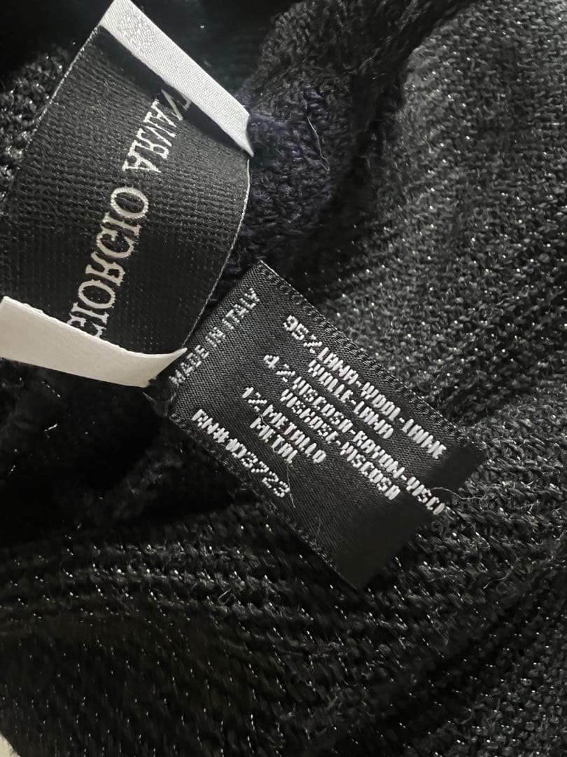 GIORGIO ARMANI ウールマフラー