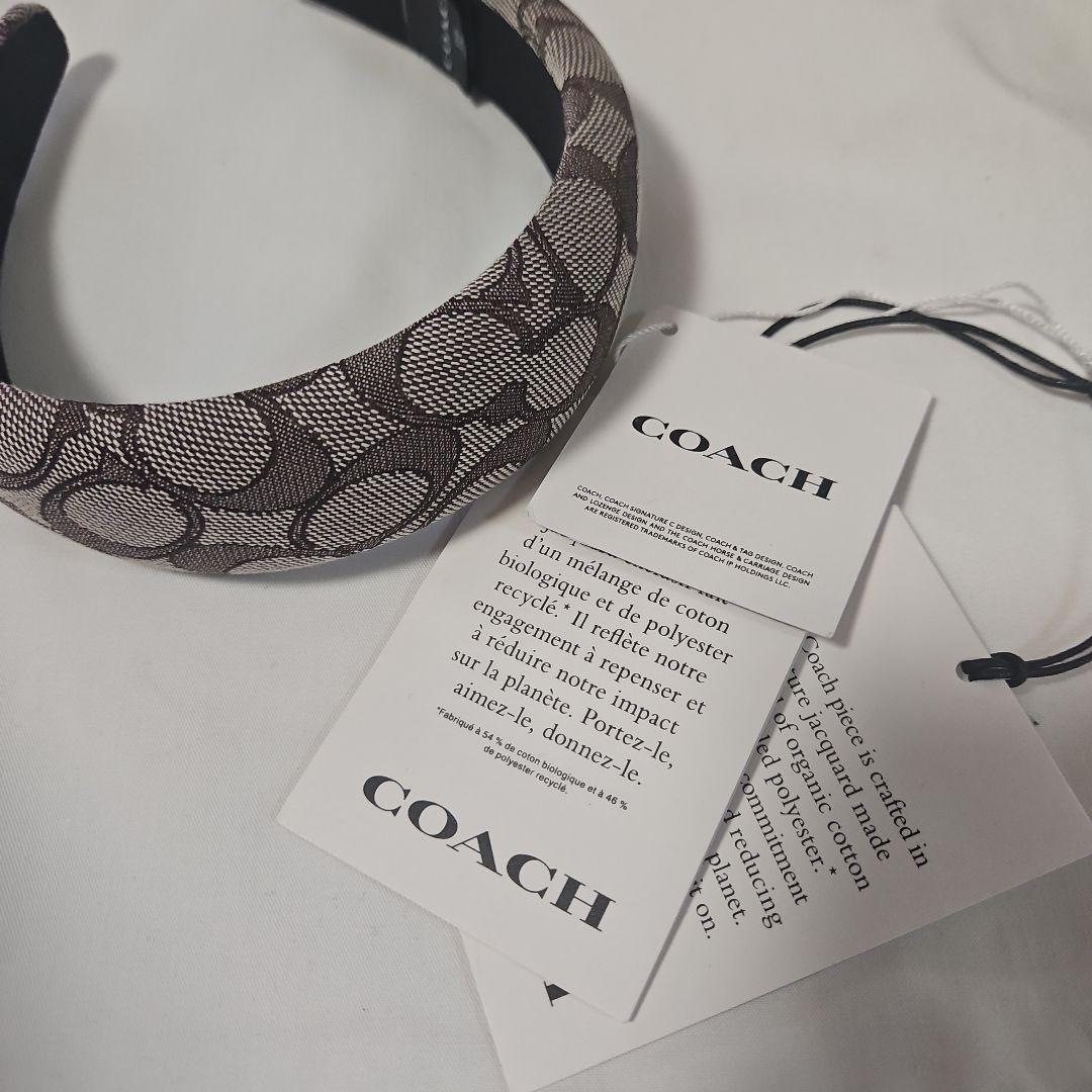 まるまる様♡COACH シグネチャー　ヘアバンド　カチューシャ