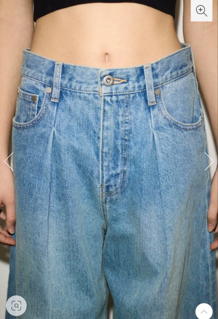 THROW by SLY J／W CURVE TUCKED パンツ