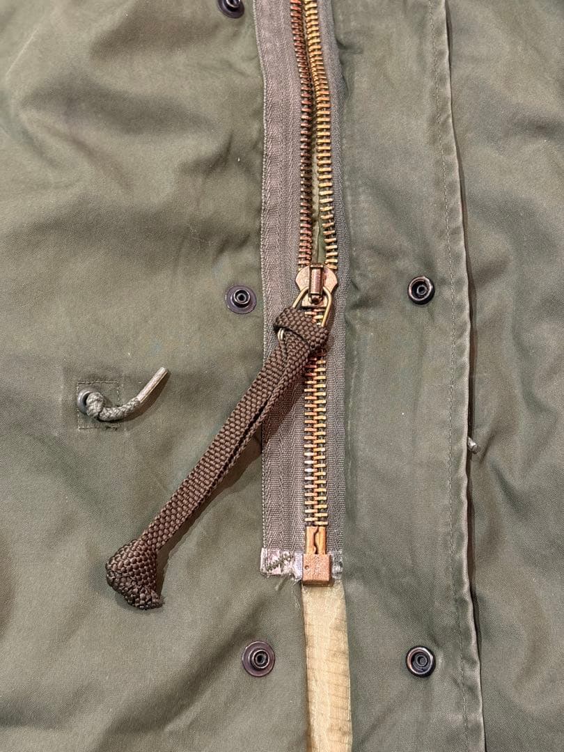 フルセット 実物 US ARMY M65 フィッシュテイルパーカ XL