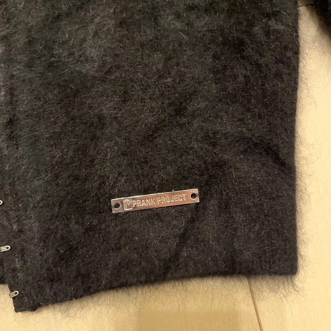 【23AW PRANK PROJECT】ブラックカーディガン ショート丈