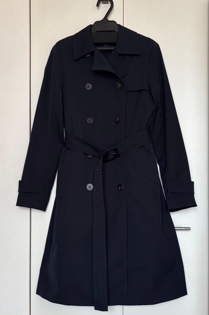 theory トレンチコート 美品　ネイビー　ライナー付き